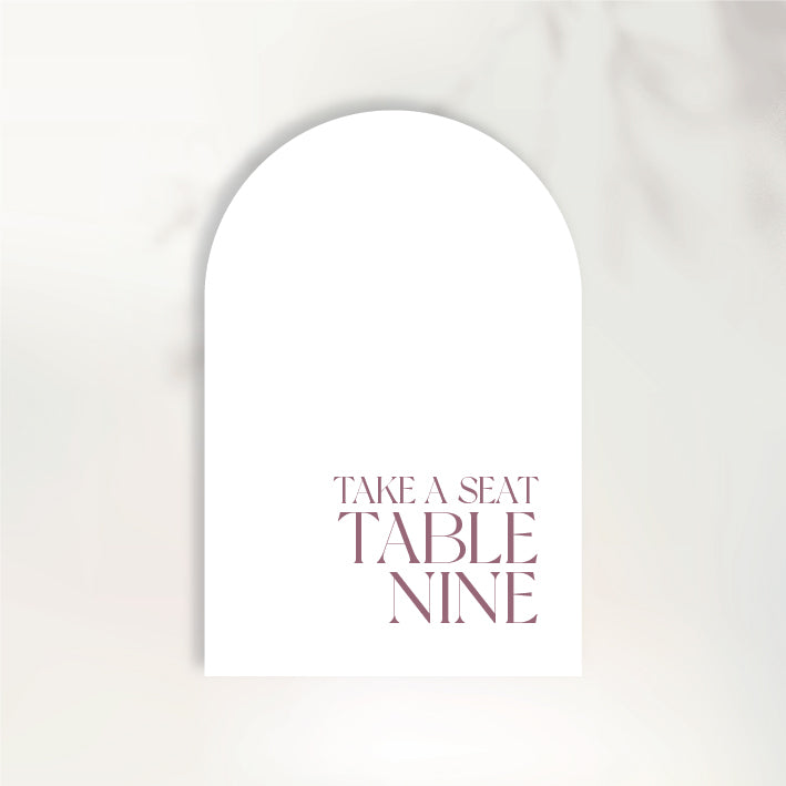 Love You More Table Numbers