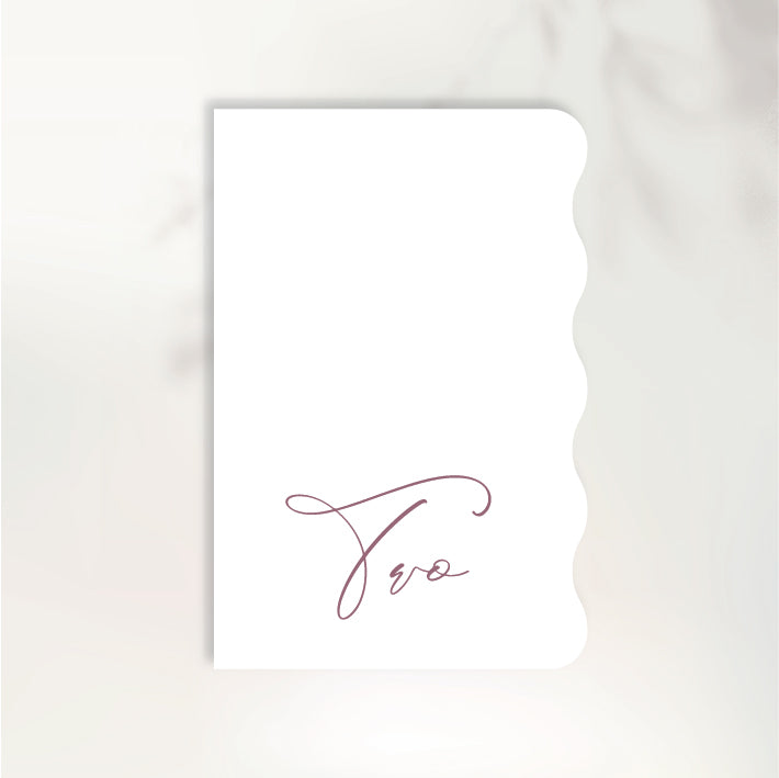 Sweetheart Table Numbers