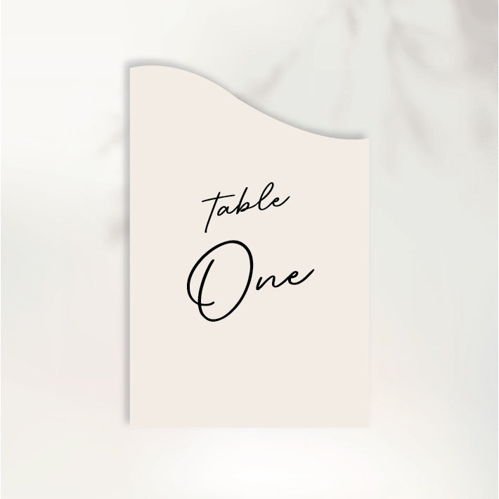 Cherished Table Numbers