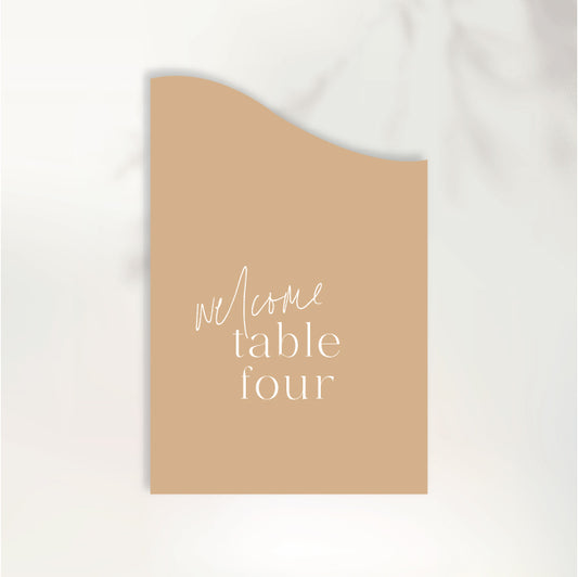I'm Yours Table Numbers
