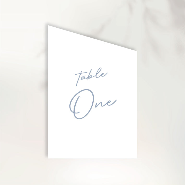 Cherished Table Numbers