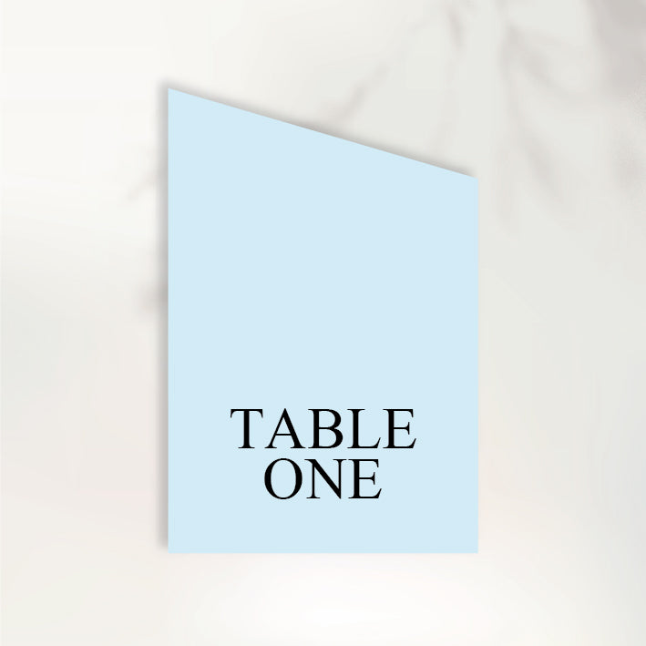 Fluttering Hearts Table Numbers