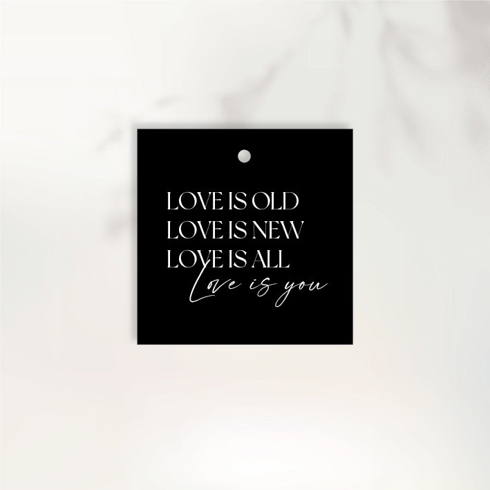 Timeless Love Paper Tags