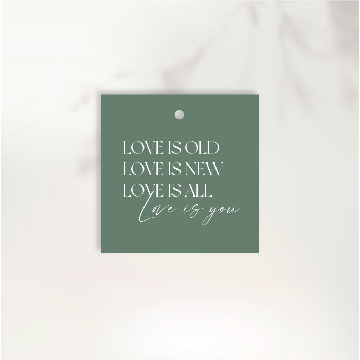 Timeless Love Paper Tags