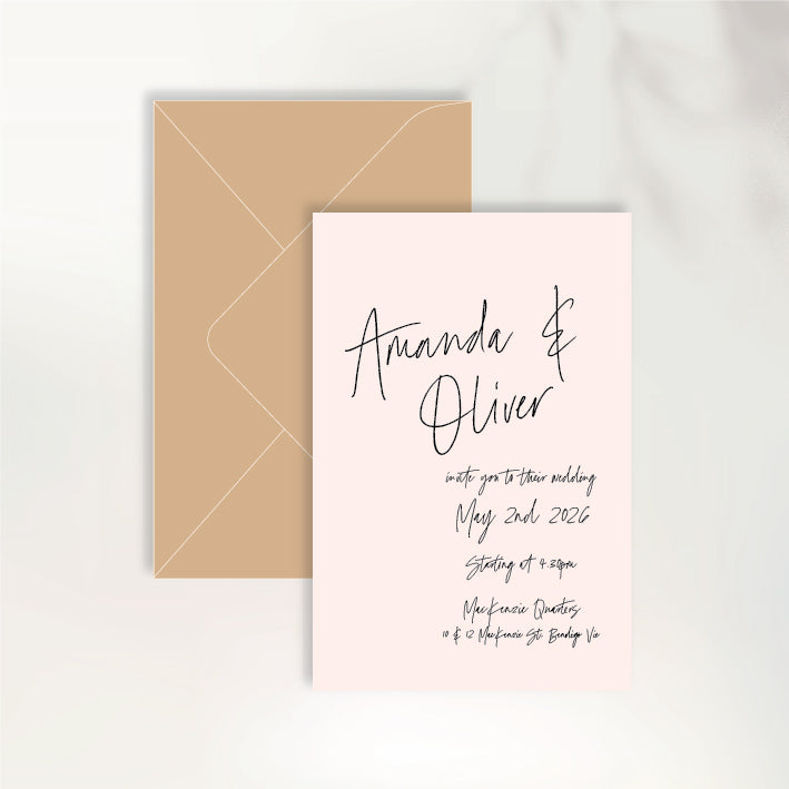 Endless Butterflies Invitation