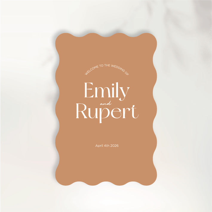 Love You More Welcome Sign