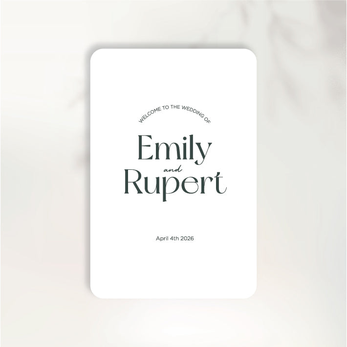 Love You More Welcome Sign