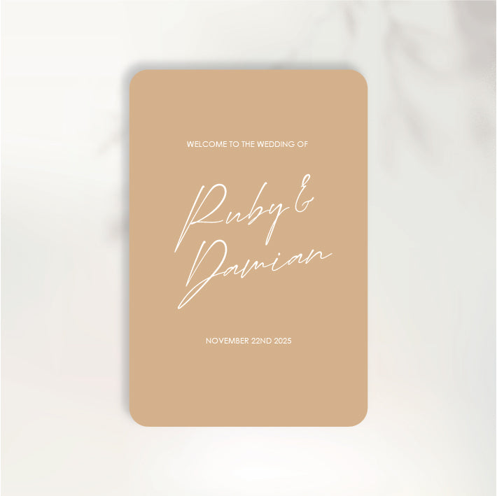 Today & Always Welcome Sign