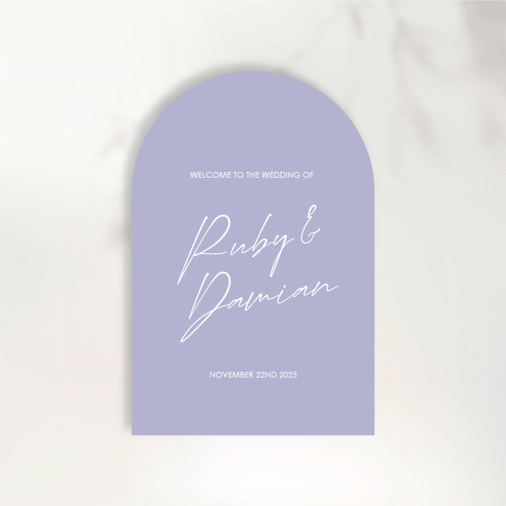 Today & Always Welcome Sign