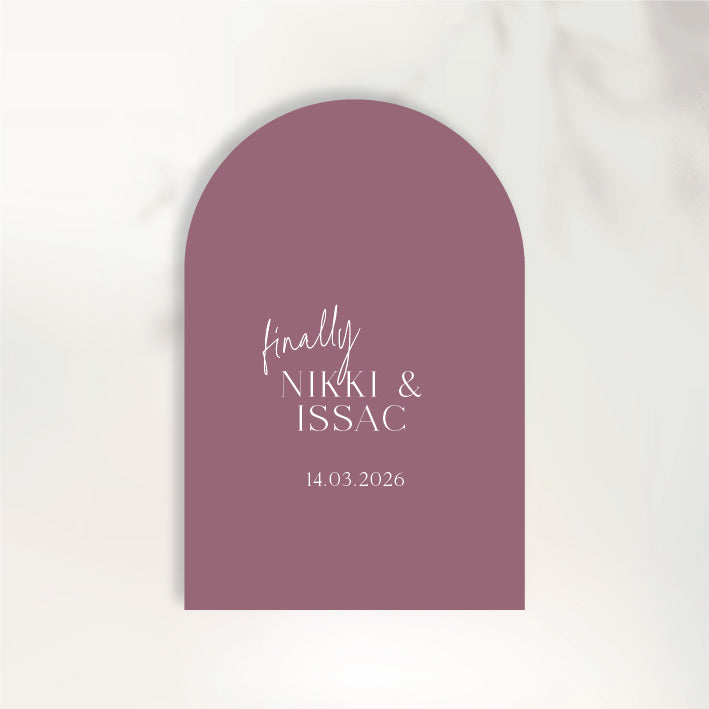 I'm Yours Welcome Sign