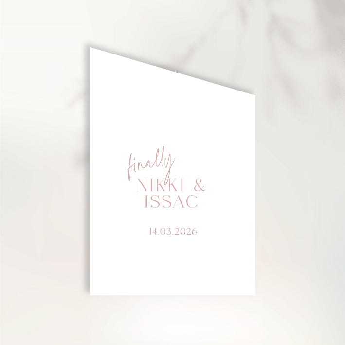 I'm Yours Welcome Sign