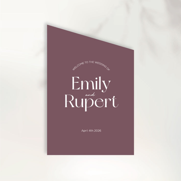 Love You More Welcome Sign