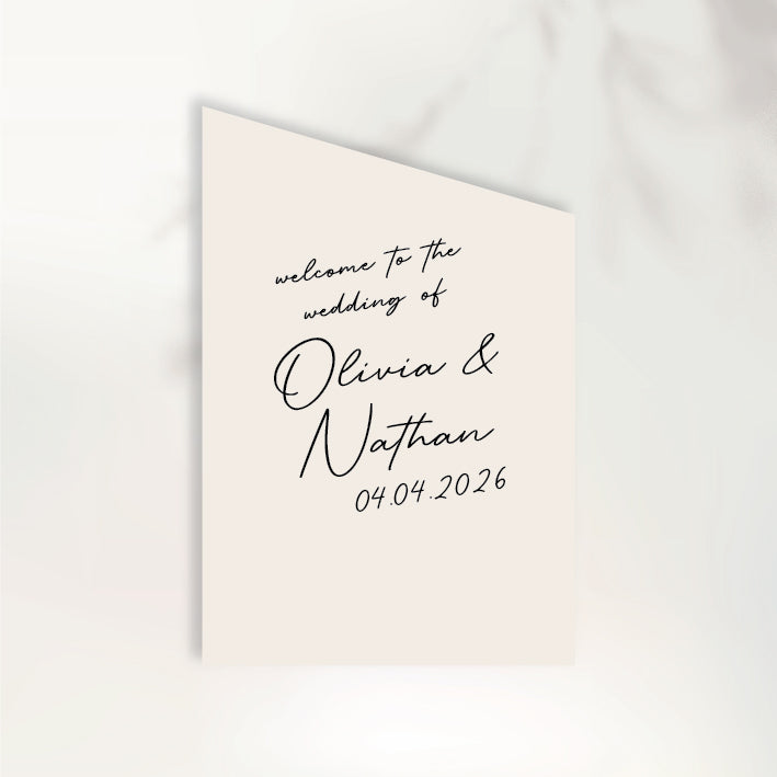 Cherished Welcome Sign