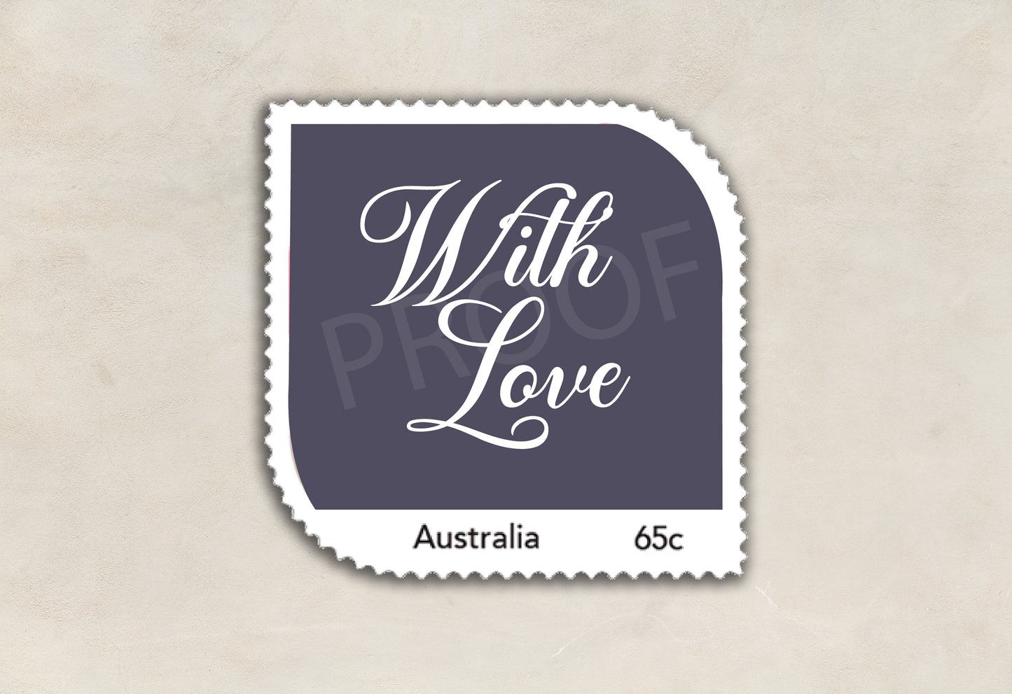 Lovin' You Stamp Design