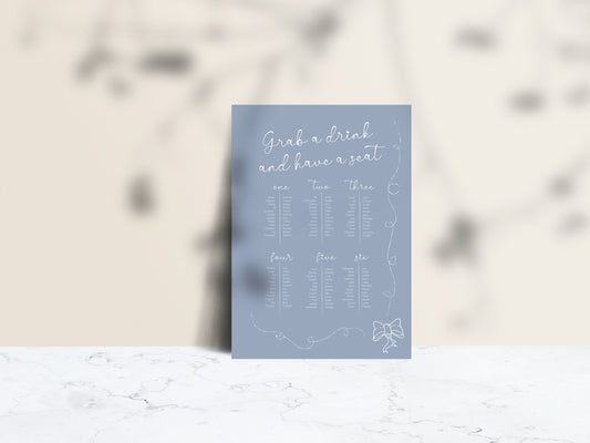 Tie The Knot Seating Chart