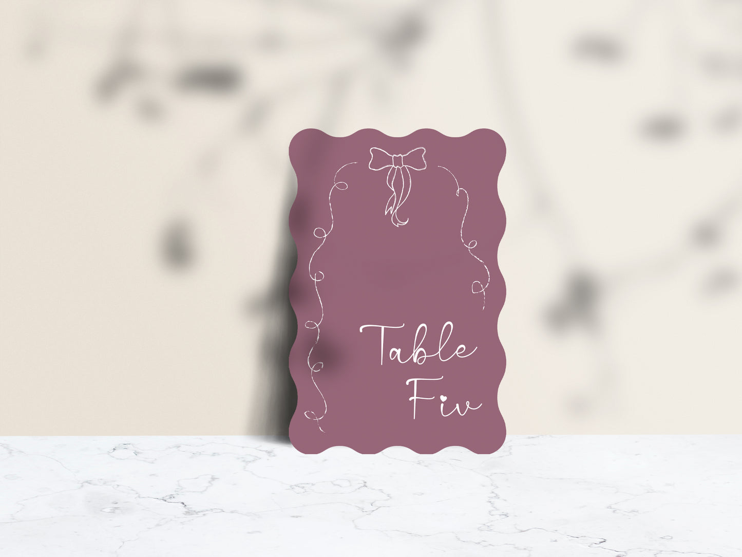 Tie The Knot Table Numbers
