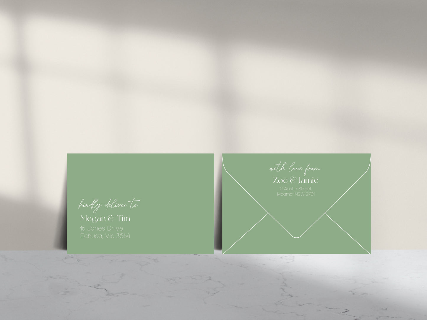 Madly Deeply Envelopes