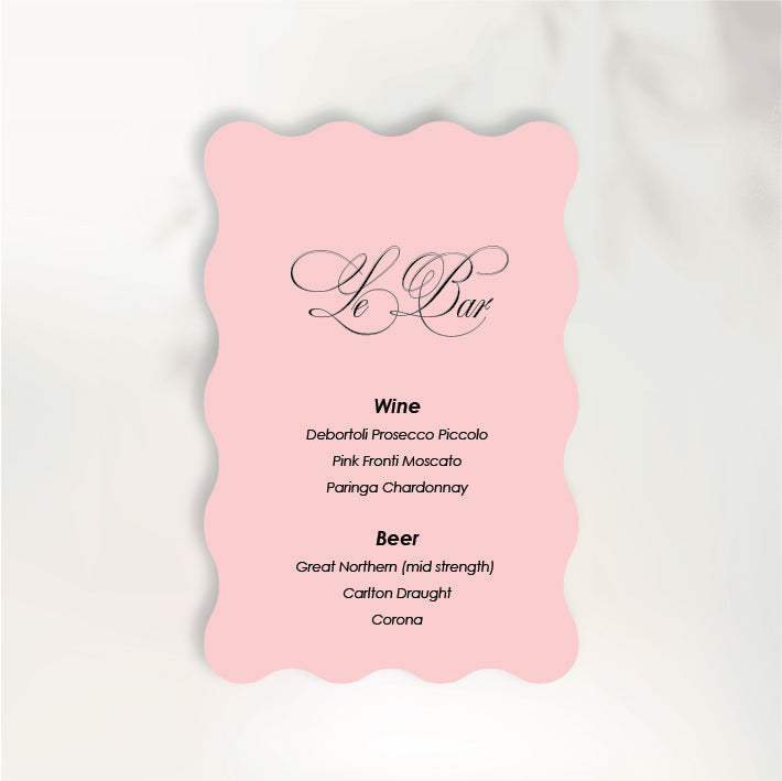 Lettre D'Amour Bar Sign