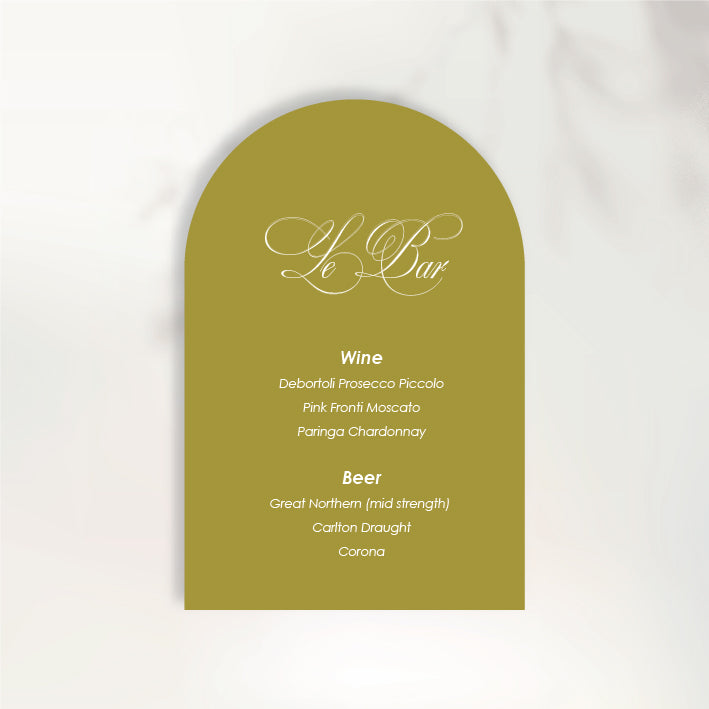 Lettre D'Amour Bar Sign