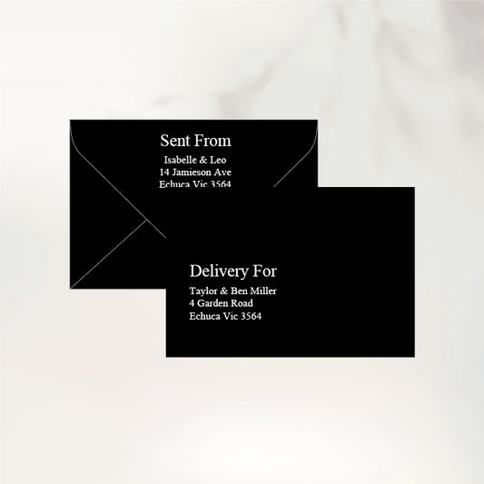 Fluttering Hearts Envelopes