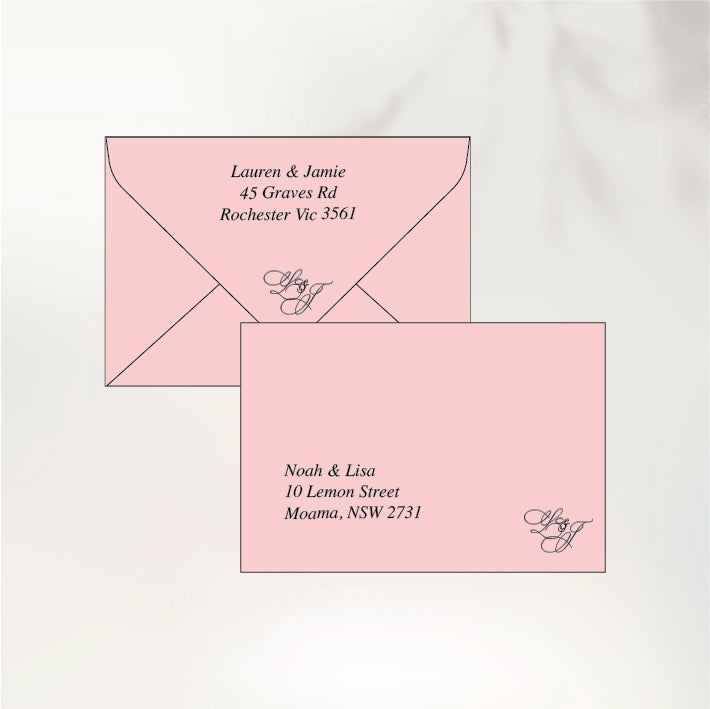 Rose Envelopes