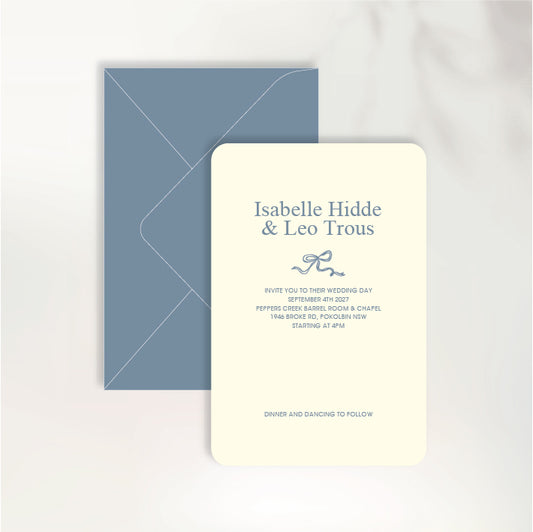 Fluttering Hearts Invitation