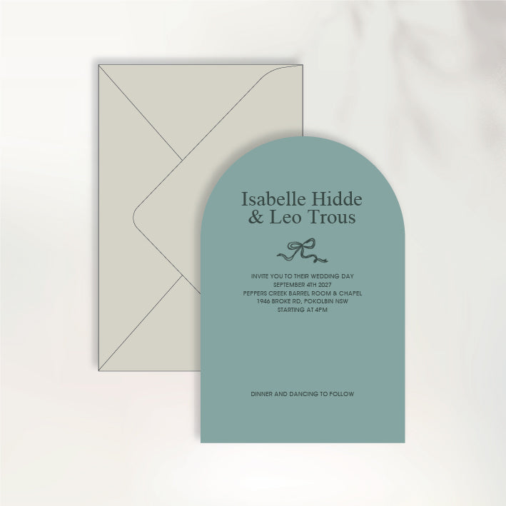 Fluttering Hearts Invitation