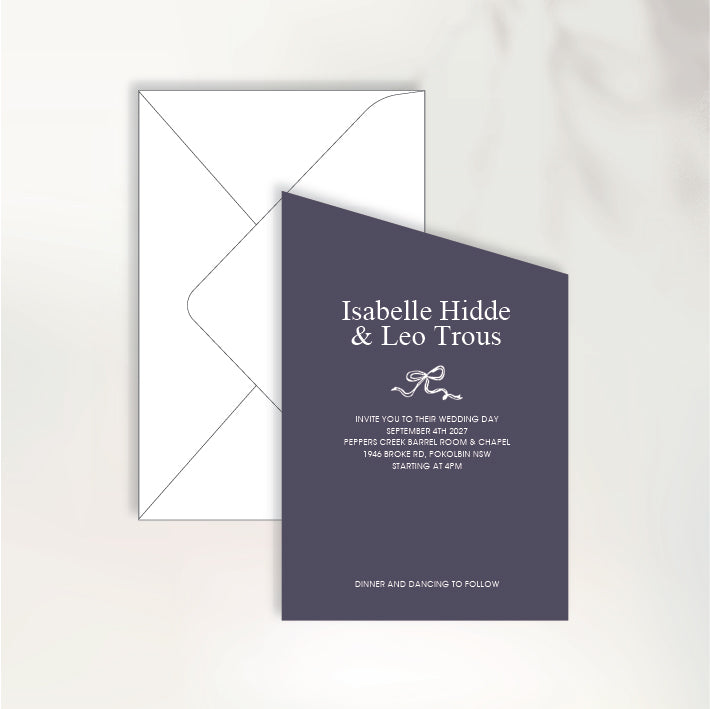 Fluttering Hearts Invitation