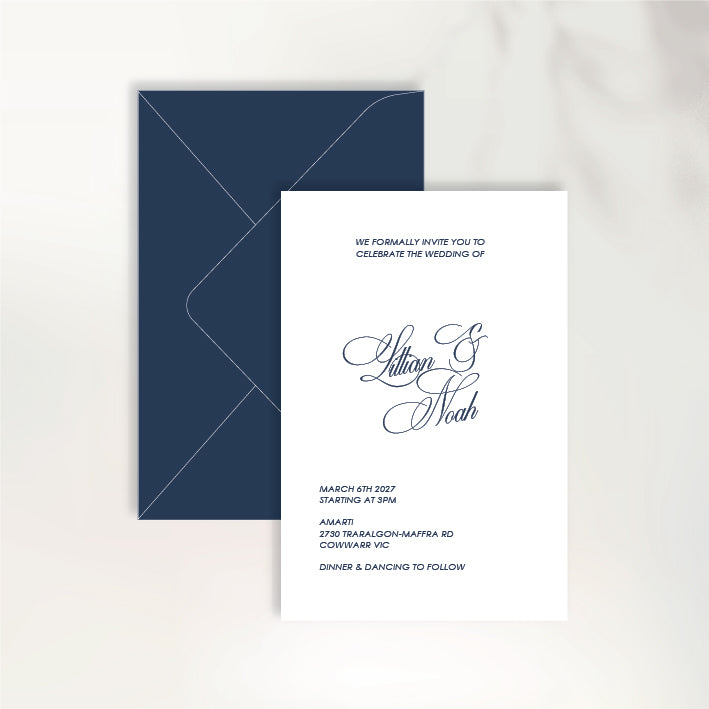 Lettre D'Amour Invitation