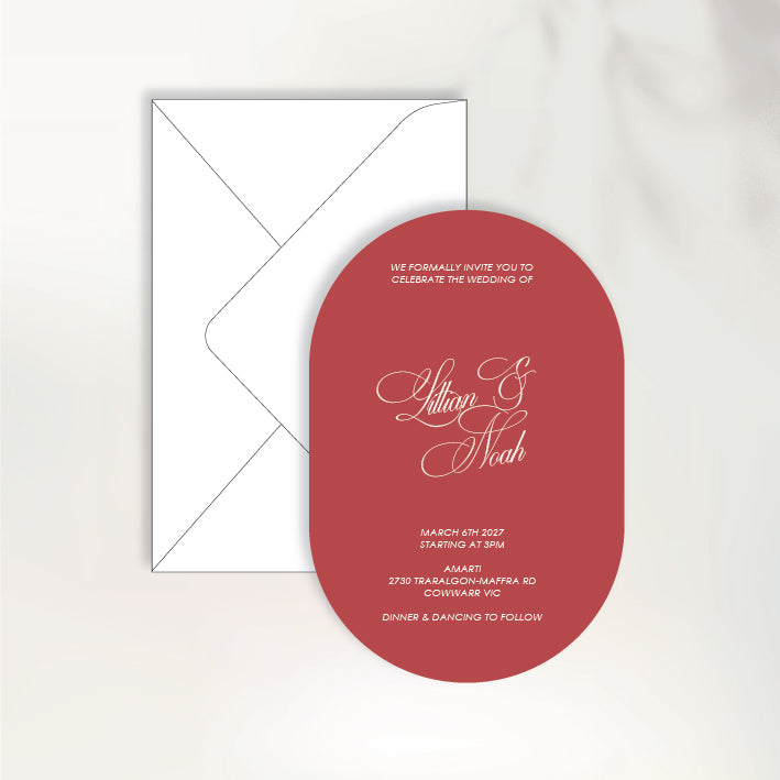Lettre D'Amour Invitation