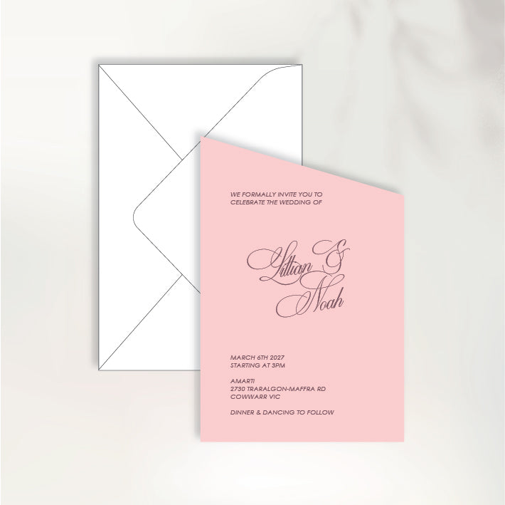 Lettre D'Amour Invitation