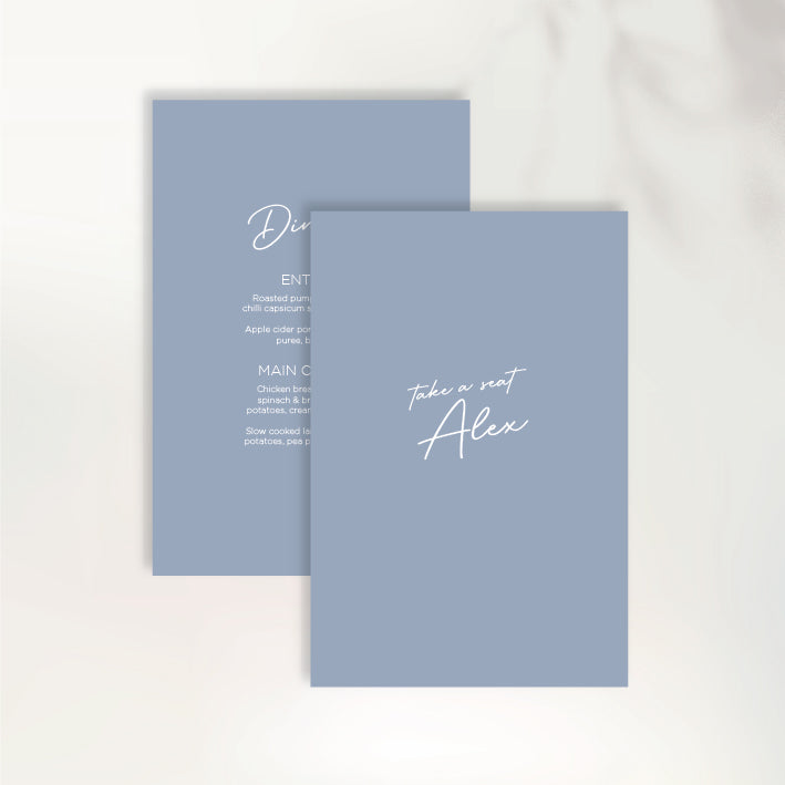 Cherished Menu