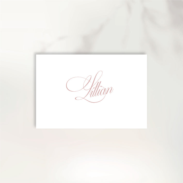 Lettre D'Amour Place Card