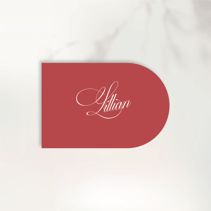 Lettre D'Amour Place Card