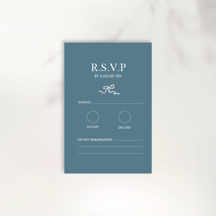 Fluttering Hearts RSVP