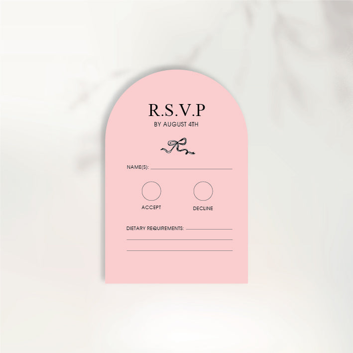 Fluttering Hearts RSVP
