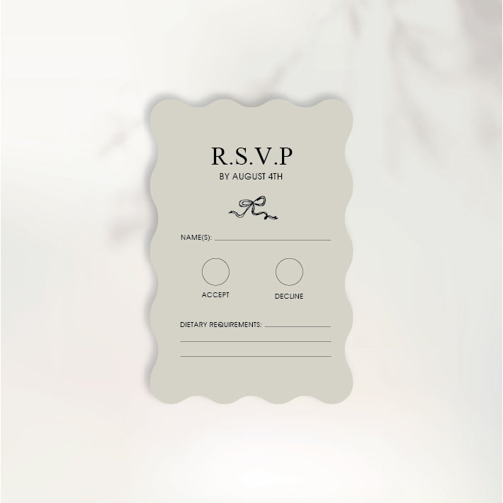 Fluttering Hearts RSVP