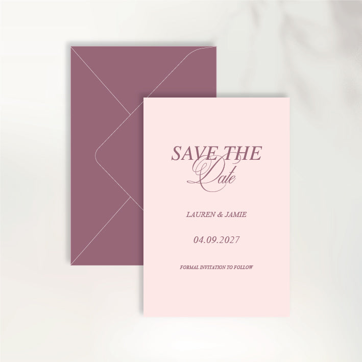 Rose Save the Date