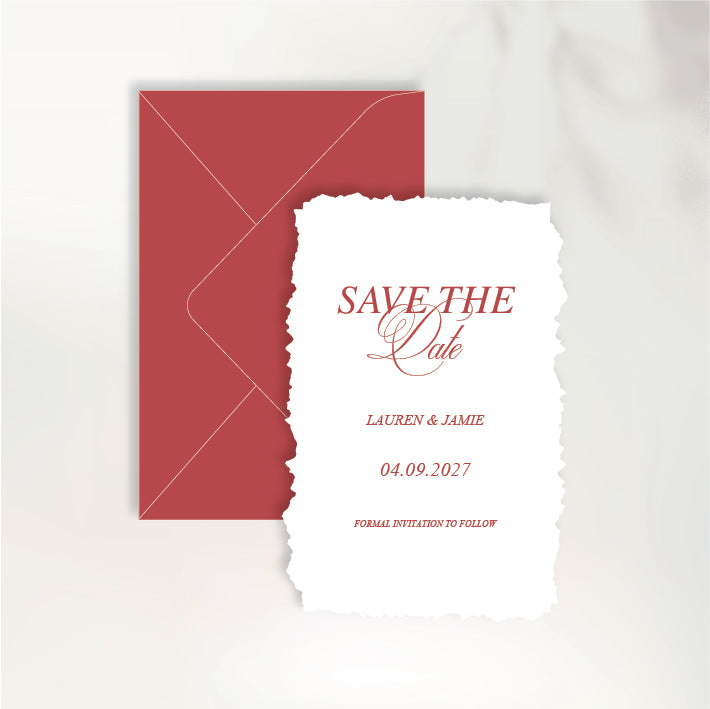 Rose Save the Date