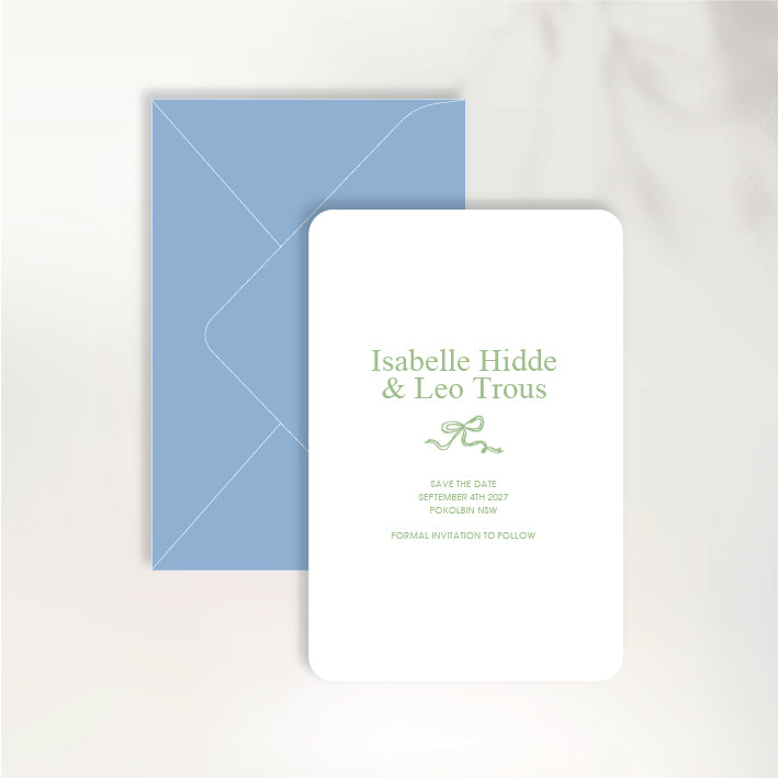 Fluttering Hearts Save the Date