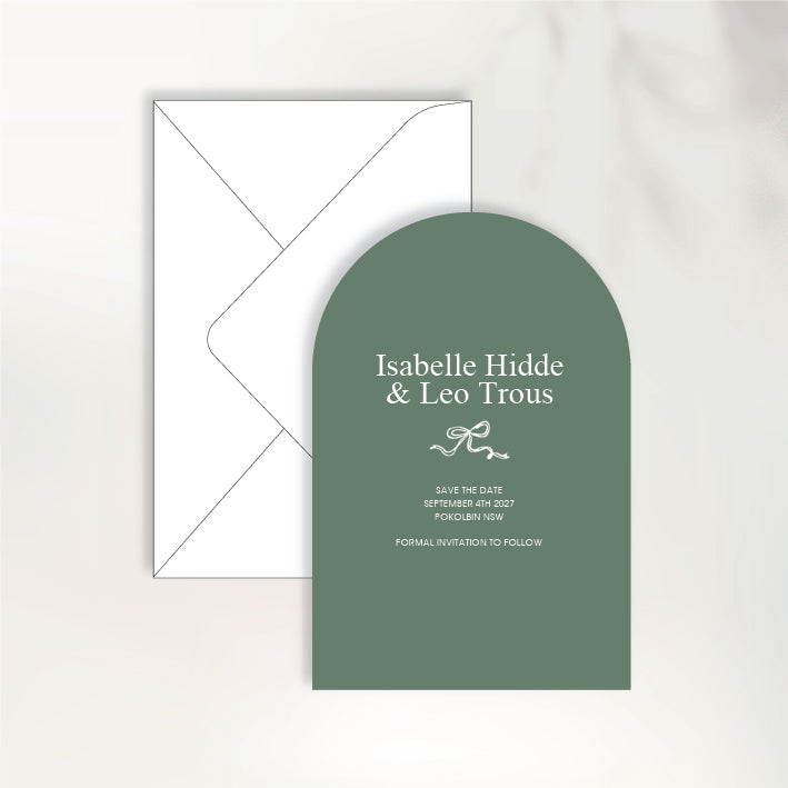 Fluttering Hearts Save the Date