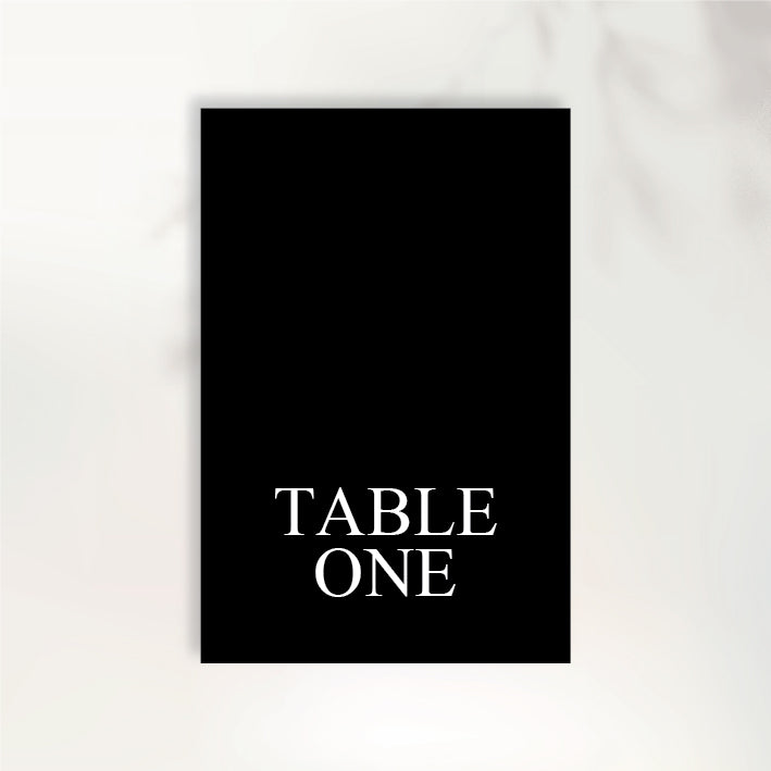 Fluttering Hearts Table Numbers