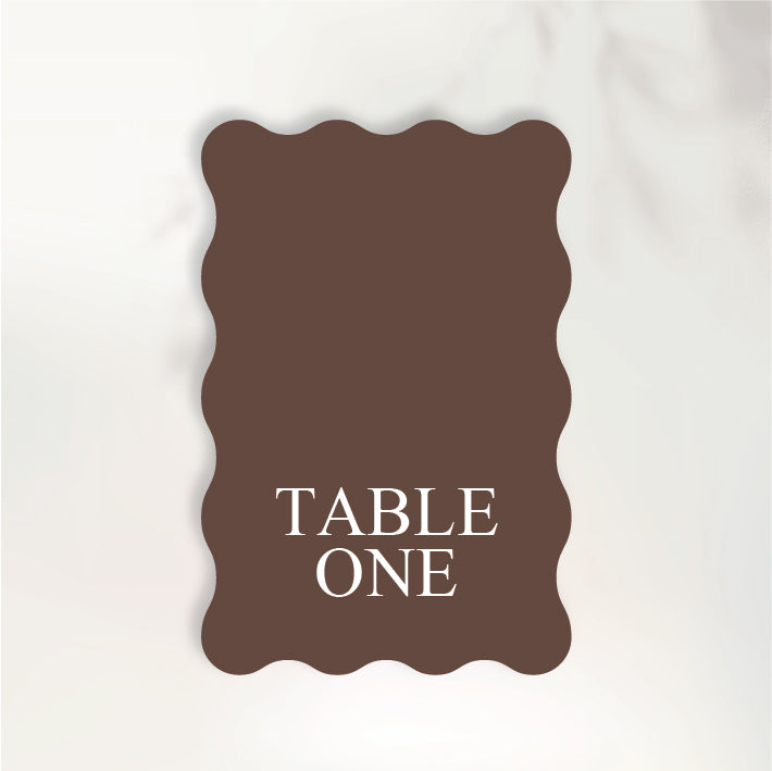 Fluttering Hearts Table Numbers