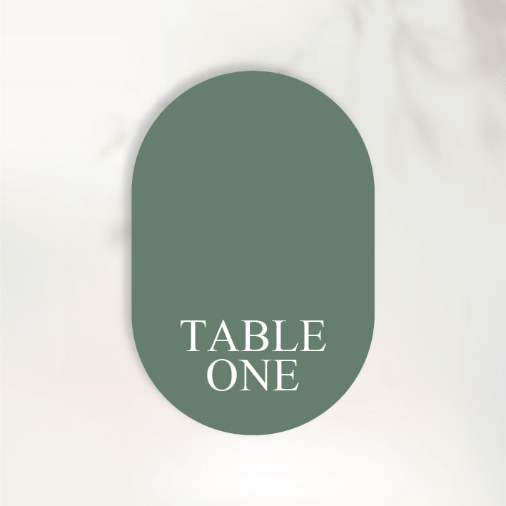 Fluttering Hearts Table Numbers