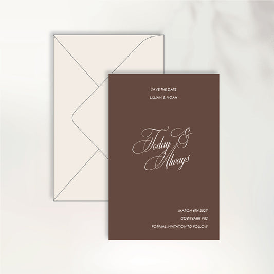 Lettre D'Amour Save the Date