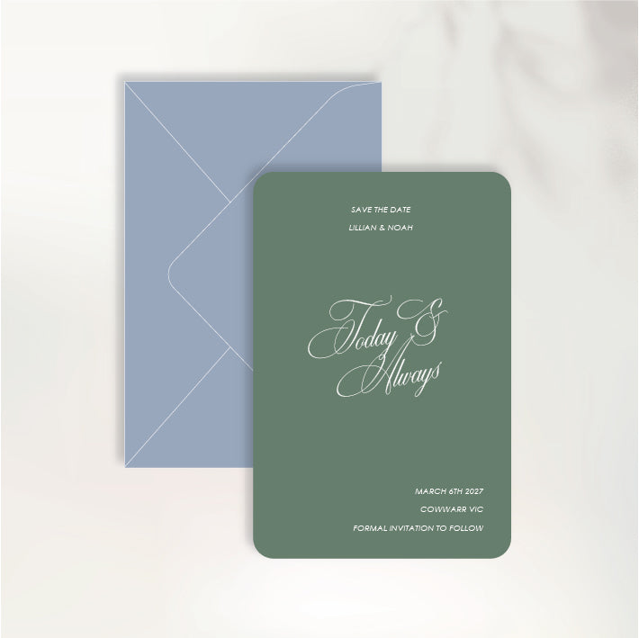 Lettre D'Amour Save the Date