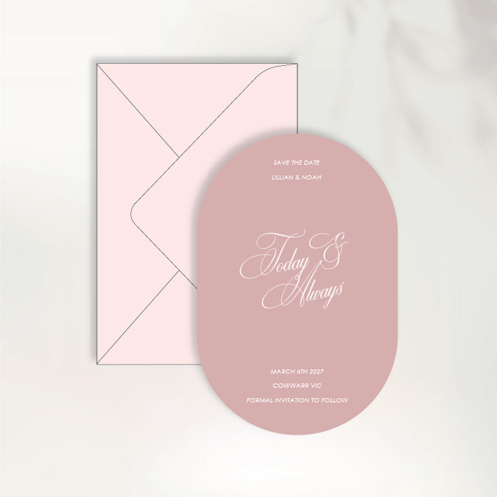 Lettre D'Amour Save the Date