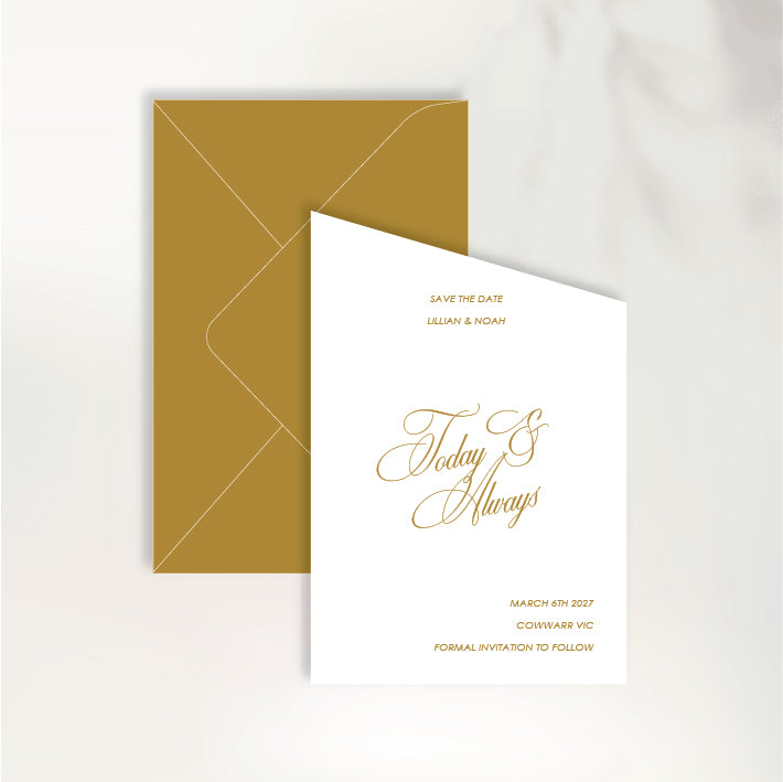 Lettre D'Amour Save the Date