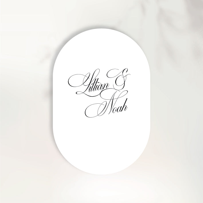 Lettre D'Amour Welcome Sign