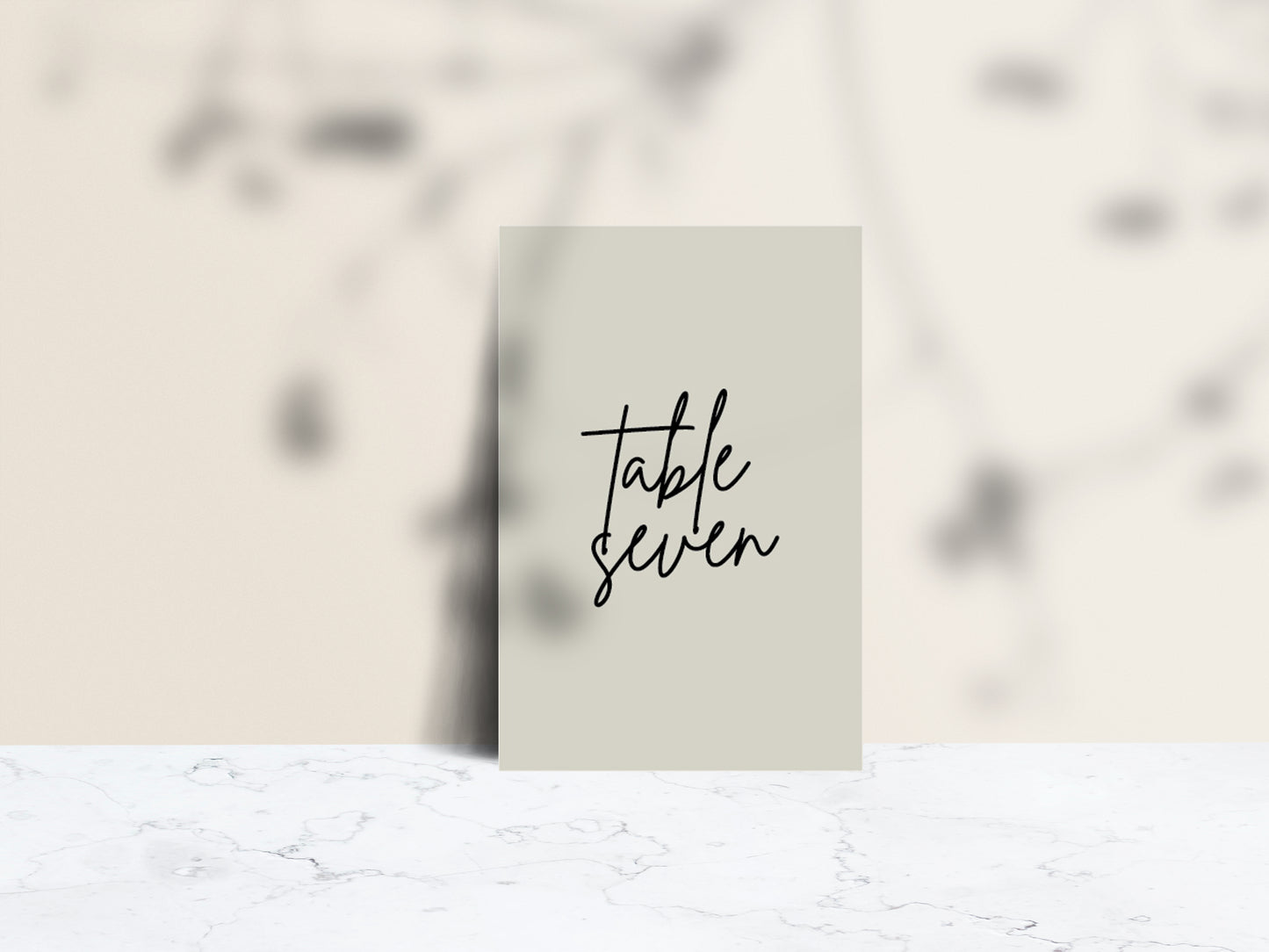 Lovers Table Numbers